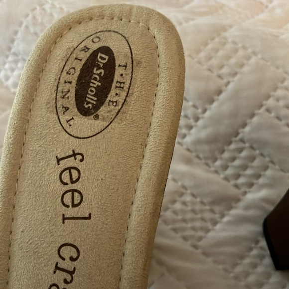 Dr Scholls jubilee wedge leather and soft suede upper NWOT - Picture 2 of 8